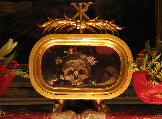 St Valentine's skull