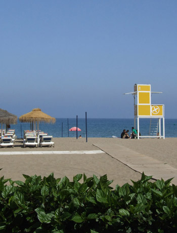 Lifeguard on the beach in Fuengirola