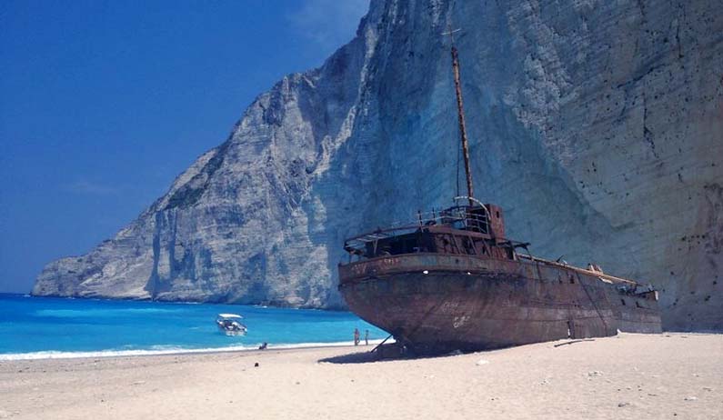 Navagio Beach or Shipwreck Beach