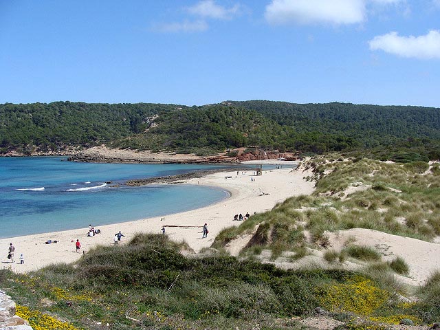 Beach in Menorca, Balearic Islands, Spain