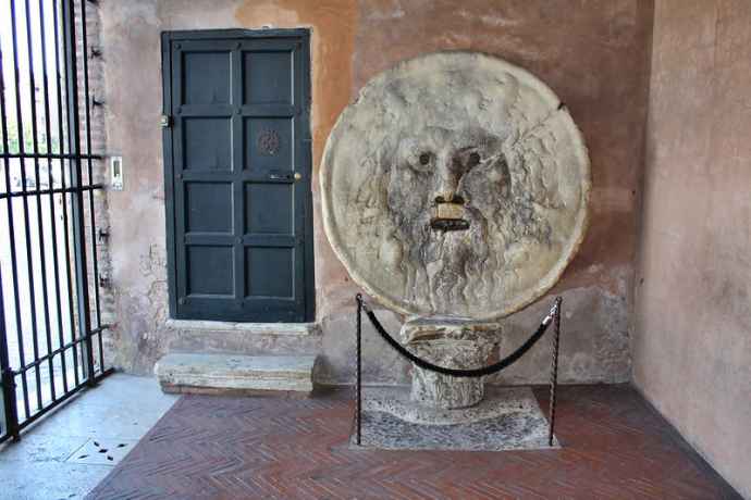Bocca della Verita or Mouth of Truth, Rome, Italy