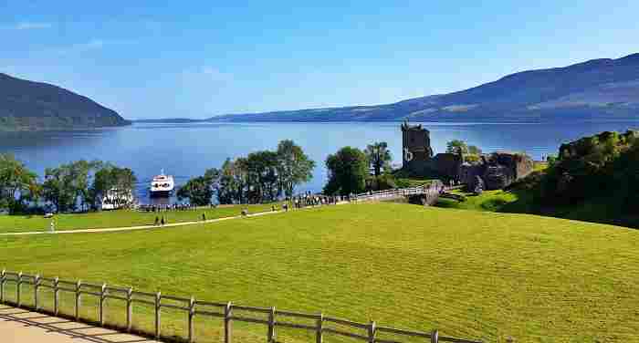 Loch Ness in Scotland