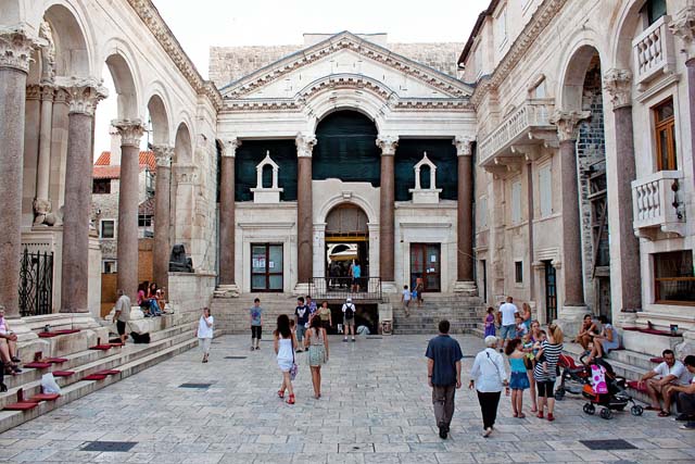 Peristyle Square, Split, Croatia