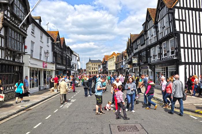 Stratford-Upon-Avon, birthplace of William Shakespeare