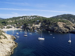 Cala Vedella, Ibiza, Balearic Islands, Spain, Mediterranean