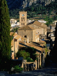 Pollenca Village from the Calvary Steps, Mallorca, Balearic Islands, Spain
